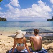 Couple on beach