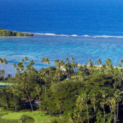 Aerial View Tropical Resort