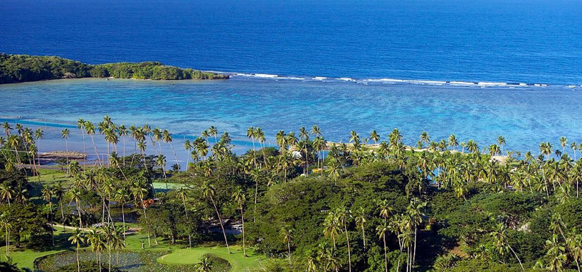 Aerial View Tropical Resort