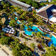 Aerial View of Luxury Fiji Resort