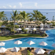 Aerial View of Pool in Luxury Resort