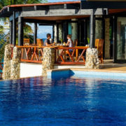 Dining by The Pool in Fiji