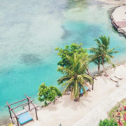 Lush Tropical Beach in Fiji