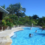 Pool in Diving Resort Fiji