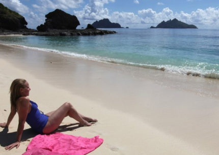 Relaxing in the Beach in Fiji