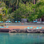 Tropical Forest Poolside in Fiji