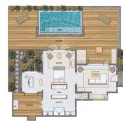 Beachside Villa Floor Plan