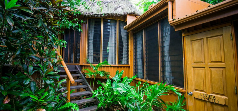 Garden Tropical Bure Authentic Fiji Luxury Resort