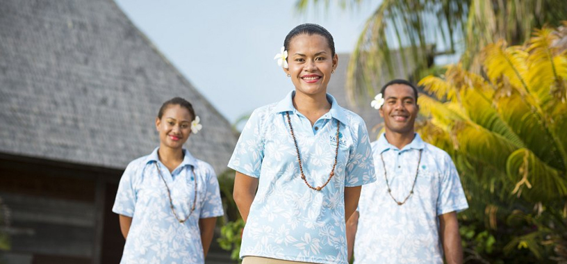 Fiji resort staff