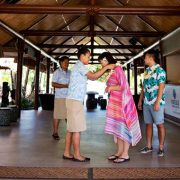 Welcome Lei in Fiji resort