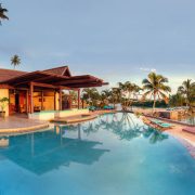 Resort pool in Fiji