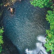 Tropical waterfall adventure