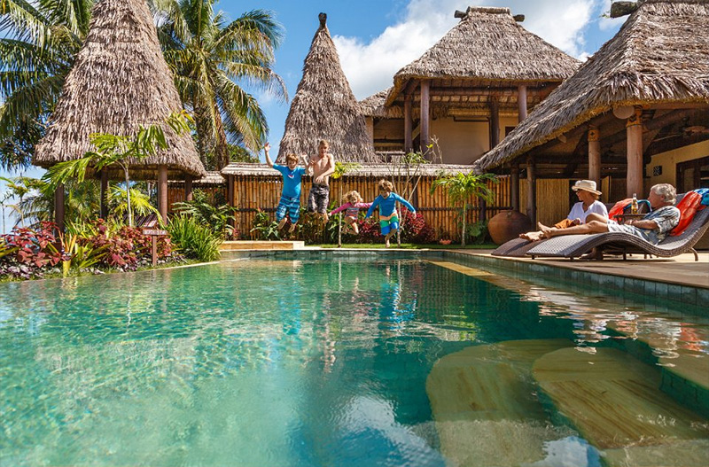 Nanuku Auberge Resort is one of the best Fiji family resorts