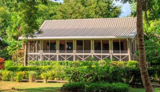 Garden bure in Fiji