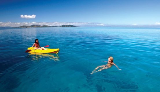 Kayaking in Fiji