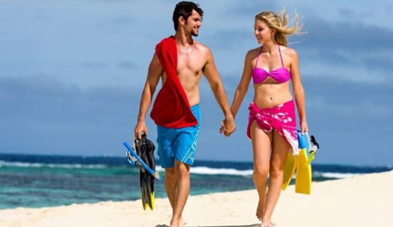 Couple in Matamanoa Island