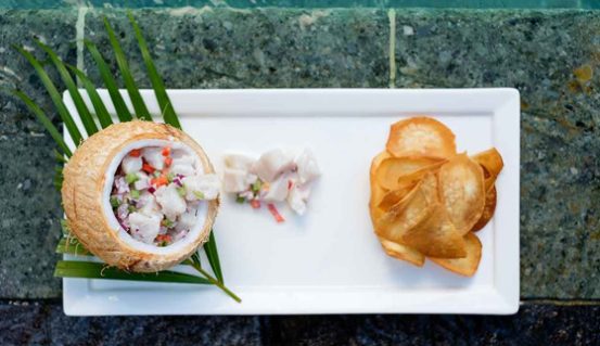 Matamanoa Island Resort food